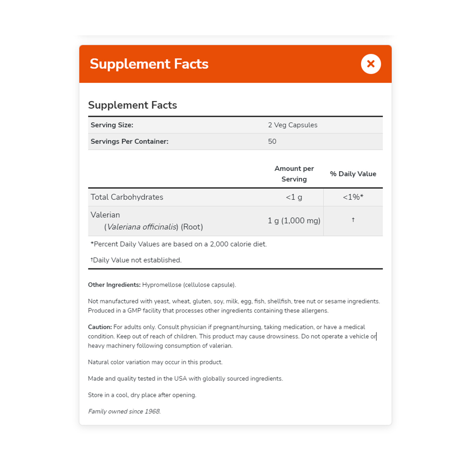 NOW FOODS Valerian Root 500 mg – 250 Veg Capsules