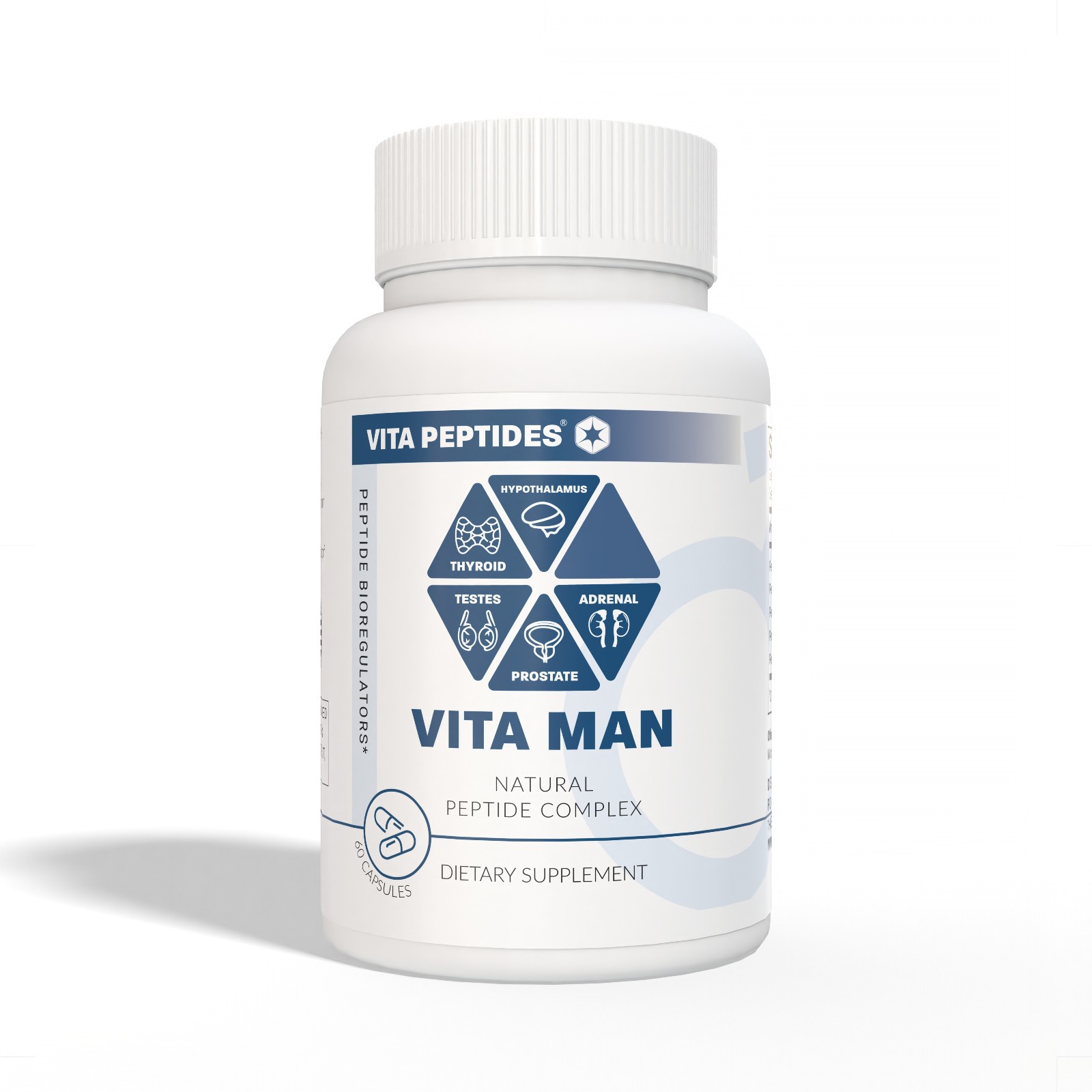 Vita Man – Natural Peptide Bioregulator Complex 30 & 60 Capsules – Free Shipping