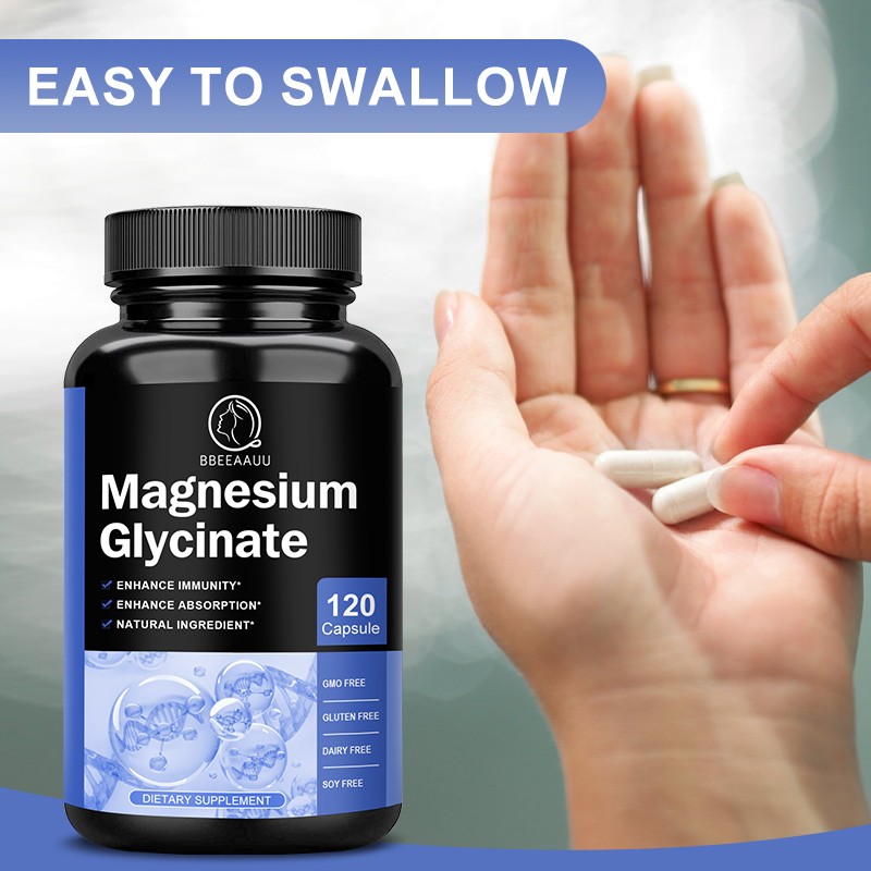 Magnesium Glycinate 500mg with Zinc,D3 Improved Sleep, Stress , Anxiety Relief