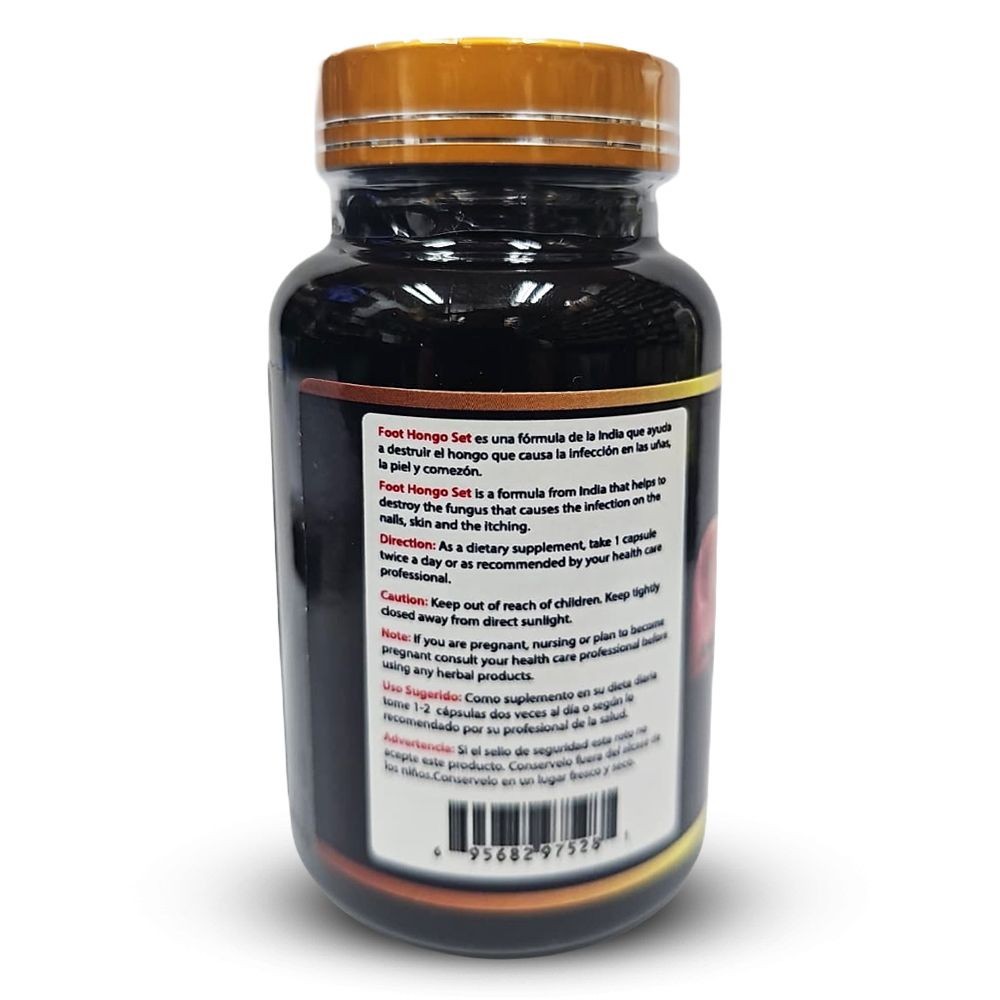 YMEE Life Foot Hongo Set Dietary Supplement Fungus Support 450mg 60ct