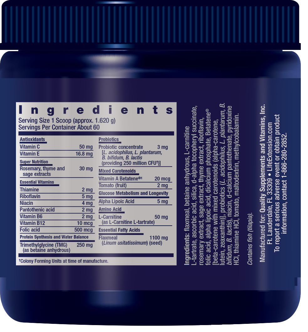 LIFE EXTENSION DOG MIX 100 Grams Powder Jar