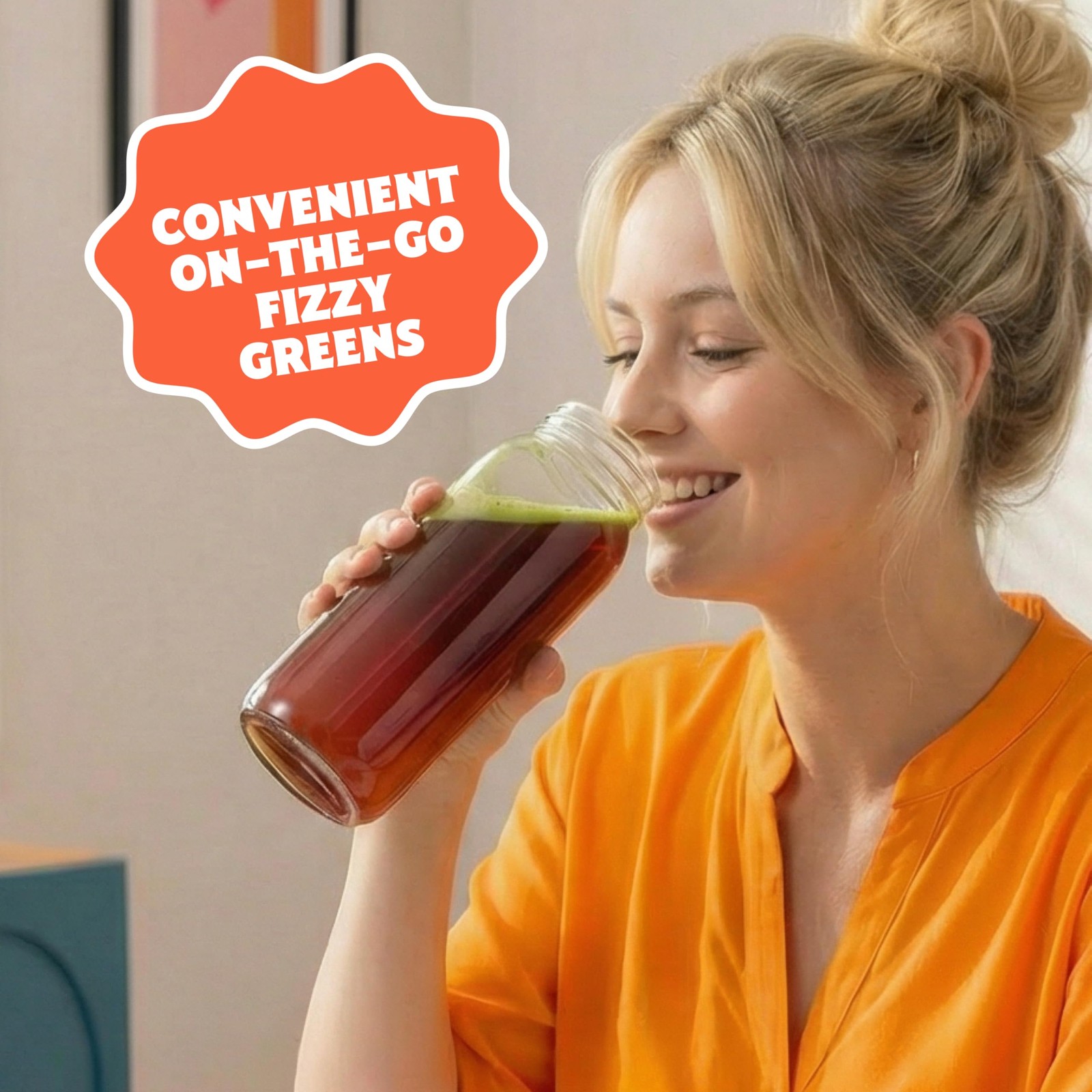 Amazing Grass Fizzy Green Tablets Energy 10 Count (Pack of 6), 60 Servings