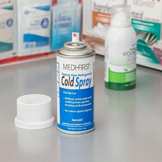 Fast Pain Relief Topical Coolant Spray for Minor Sports Injuries (4oz)