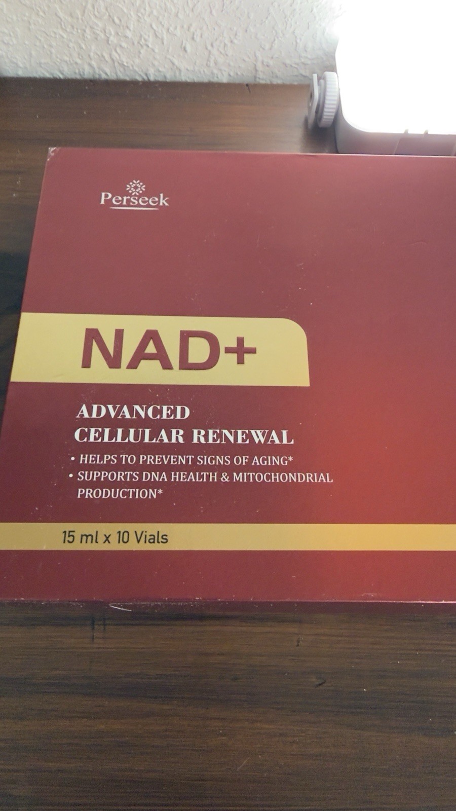 Perseek NAD+ Advanced Cellular Renewal Anti-Aging Liquid 15ml x10 Vials