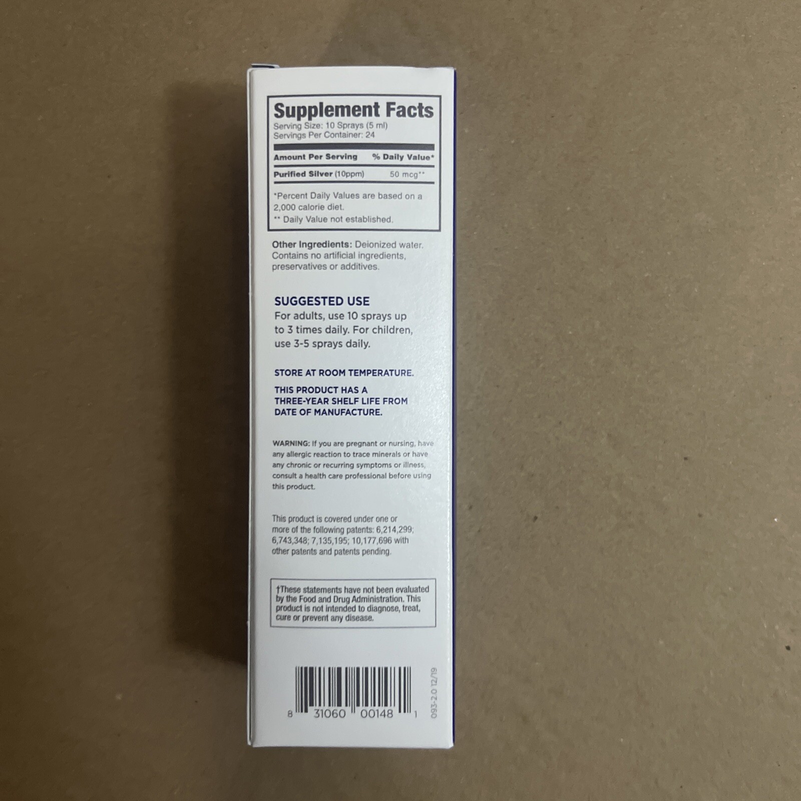 Silver Biotics Daily Immune Support ，SilverSol Tech, 4 Fl Oz EXP：10/2024