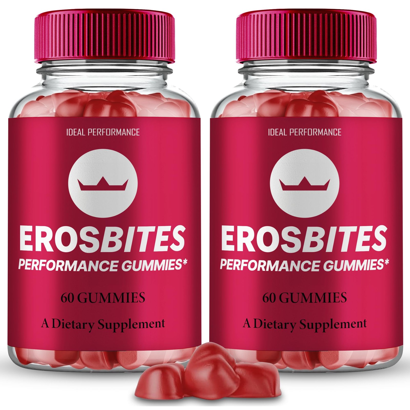 Eros Bites General Wellness Supplement – 120 Gummies (2 Pack)