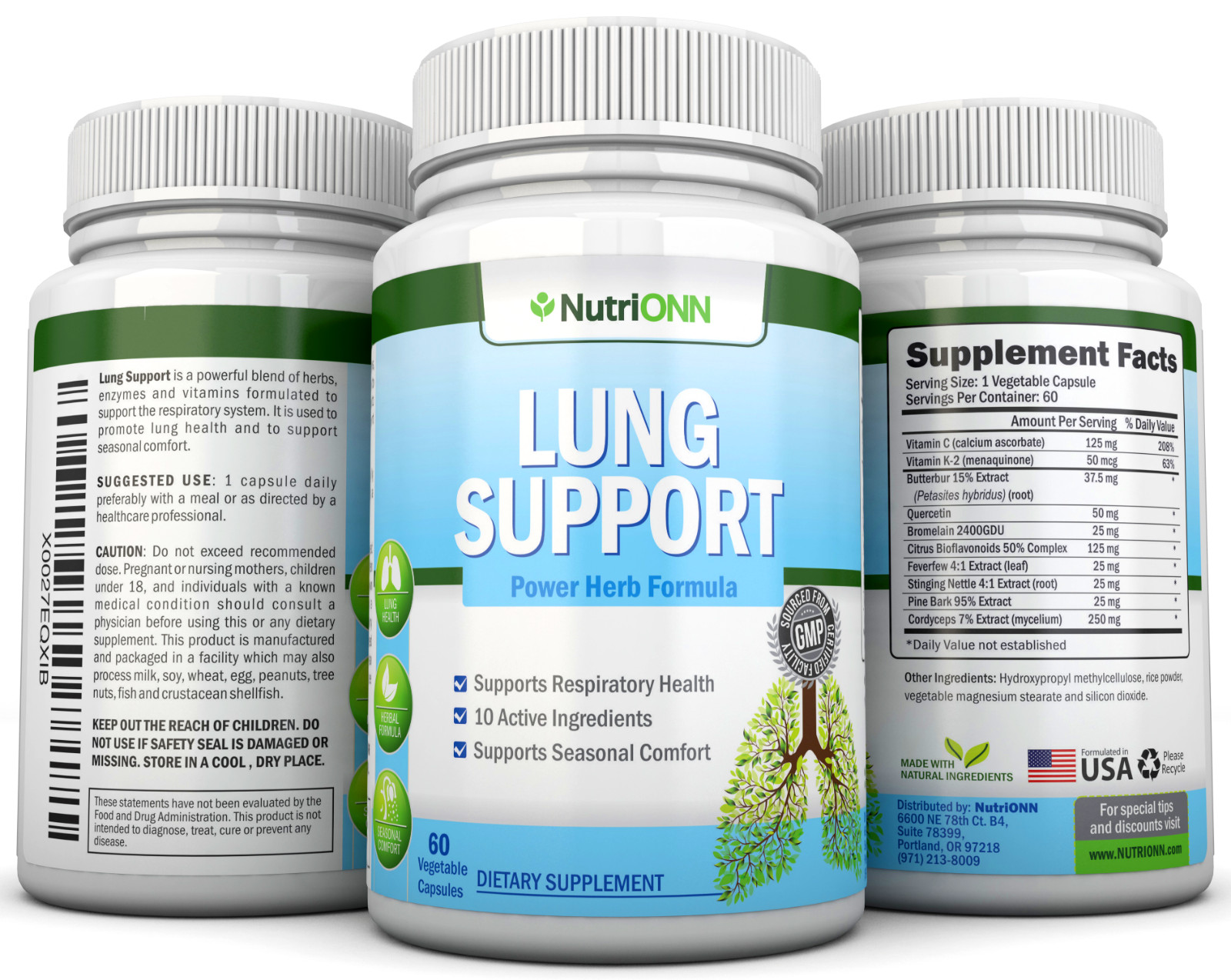 Lung Support – Lung Detox Program – Great for Smokers – Seasonal Comfort Support