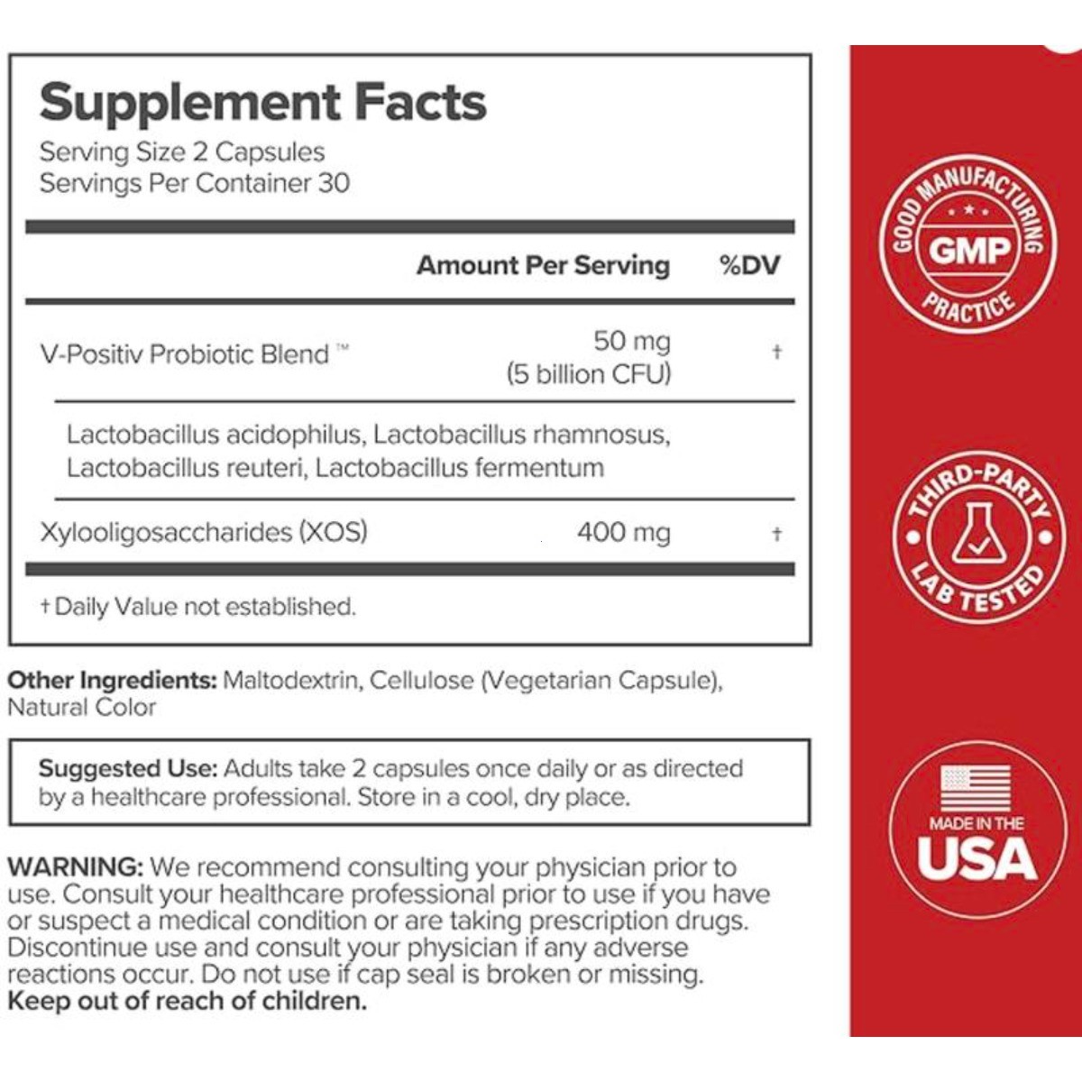 URO Women’s Probiotics – 60 Caps, Probiotic Blend for pH Balance & Odor Support