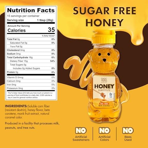 Sugar-Free Honey Substitute – 1:1 Natural Honey Equivalent, Keto & Vegan