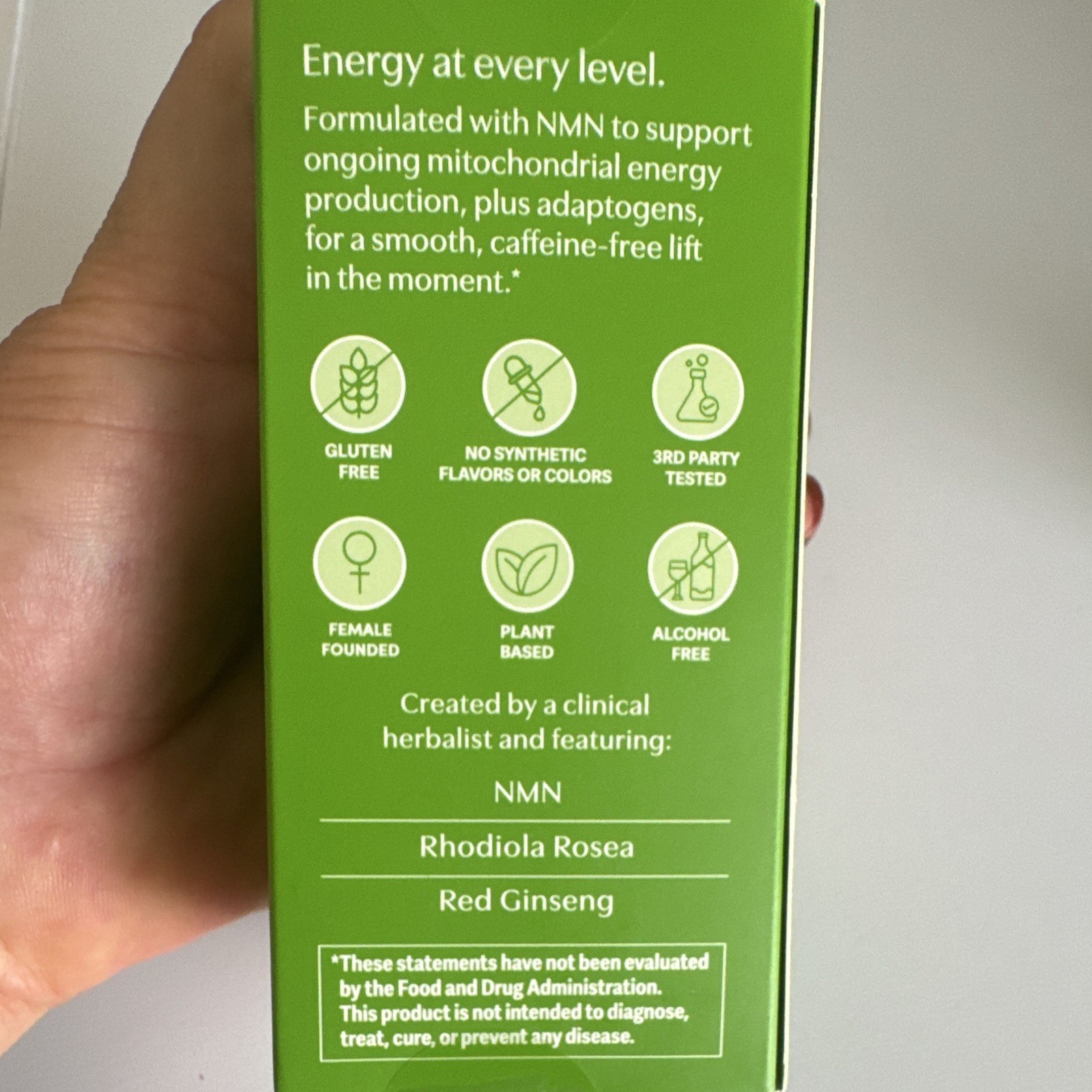Apothékary Power Trip Energy + Longevity Drops NMN Rhodiola Ginseng 1 fl oz