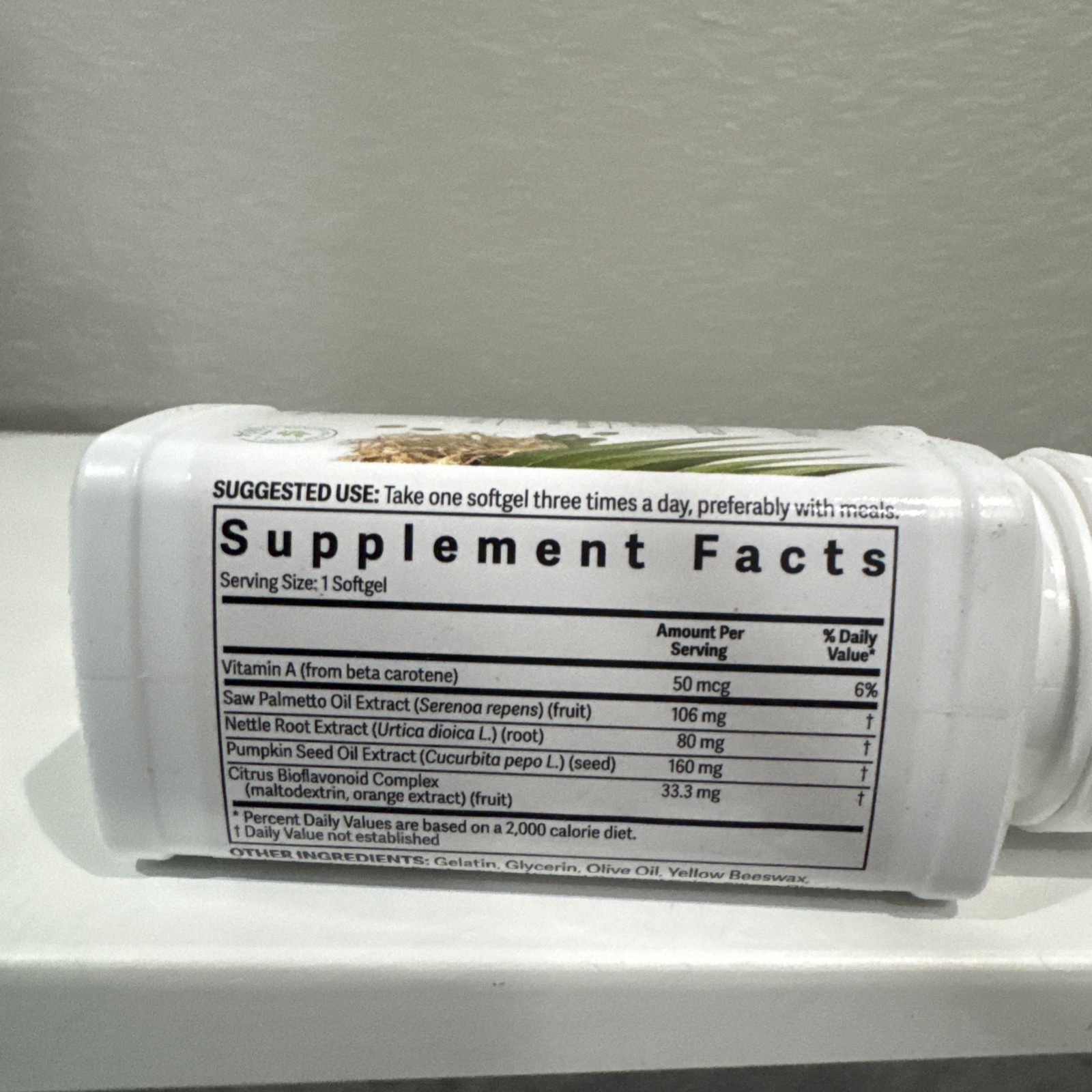 Nutrilite Prostate Health Softgel 100 Count Saw Palmetto Nettle Root exp 03/2029