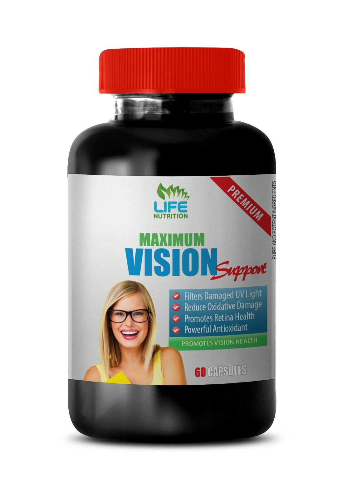 vision 20 eye supplement – MAX EYE VISION HEALTH – grape seed capsules 1B