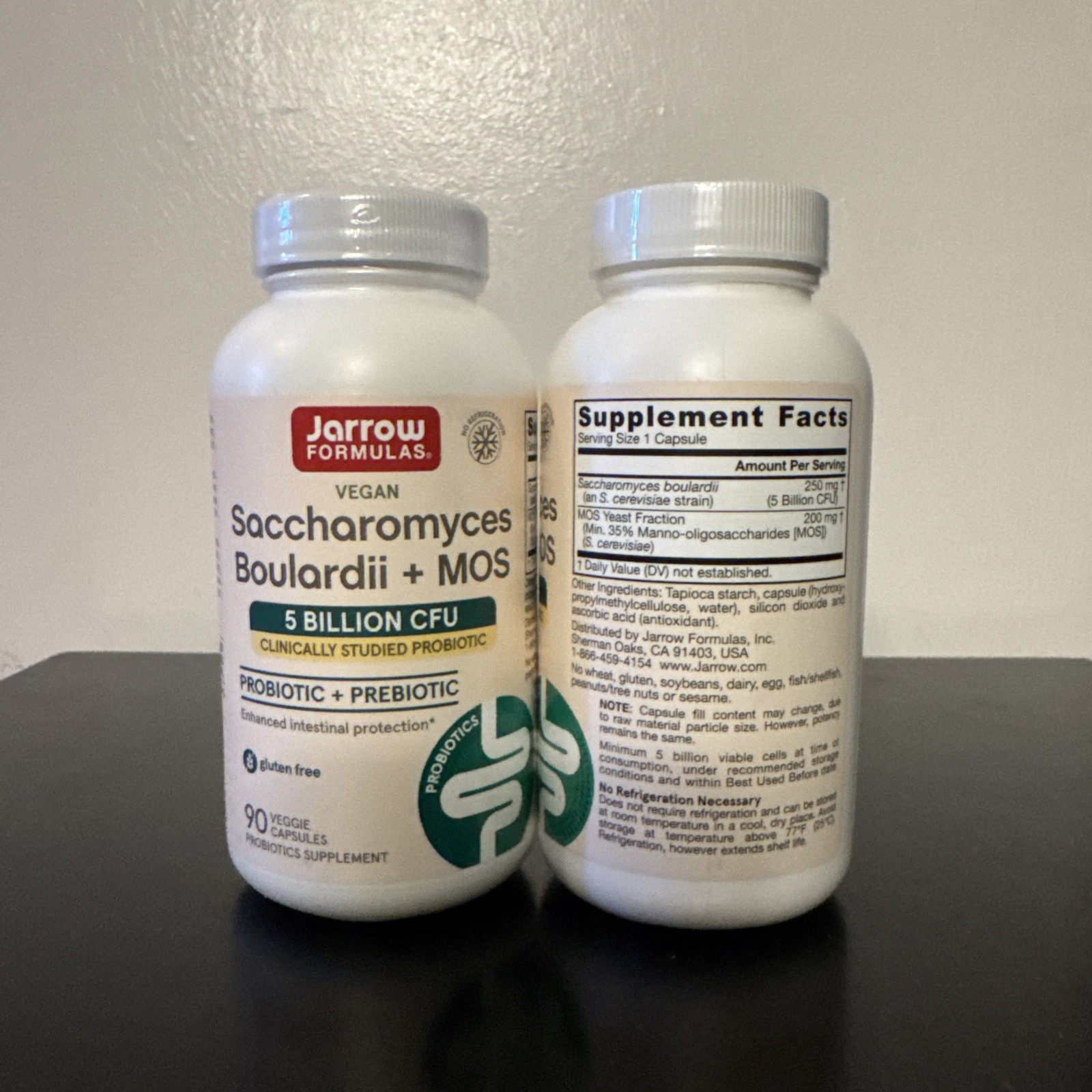 Jarrow Formulas Saccharomyces Boulardii and MOS Probiotics – 180 Capsules