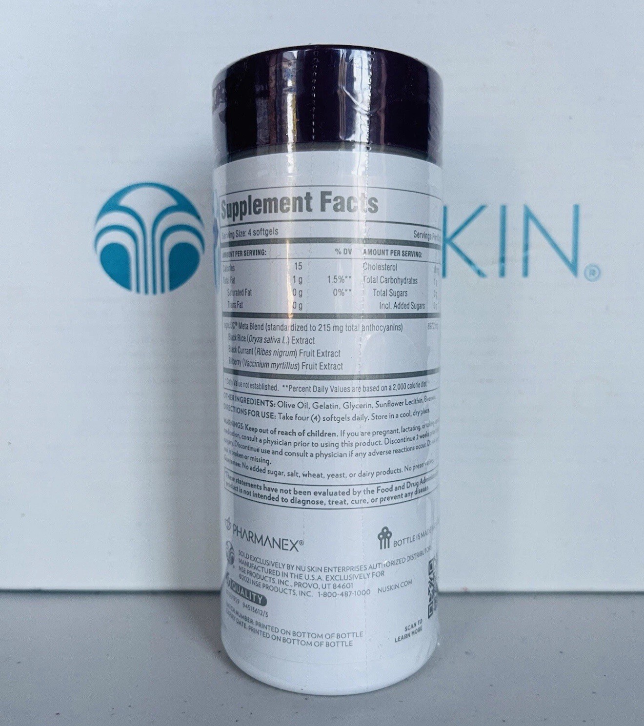 Nu Skin Pharmanex AgeLoc Meta Healty Metabolism 120 Gels New Exp. 03/27