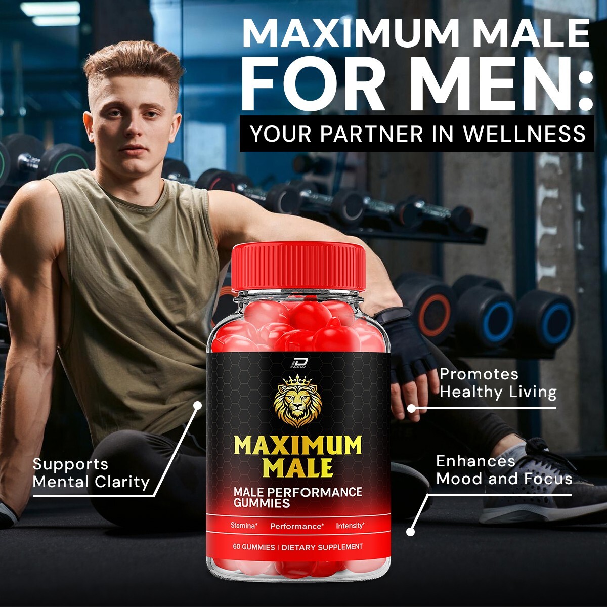 (2 Pack) Maximum Male Gummies for Men – MaximumMale Male Gummies All-Natural