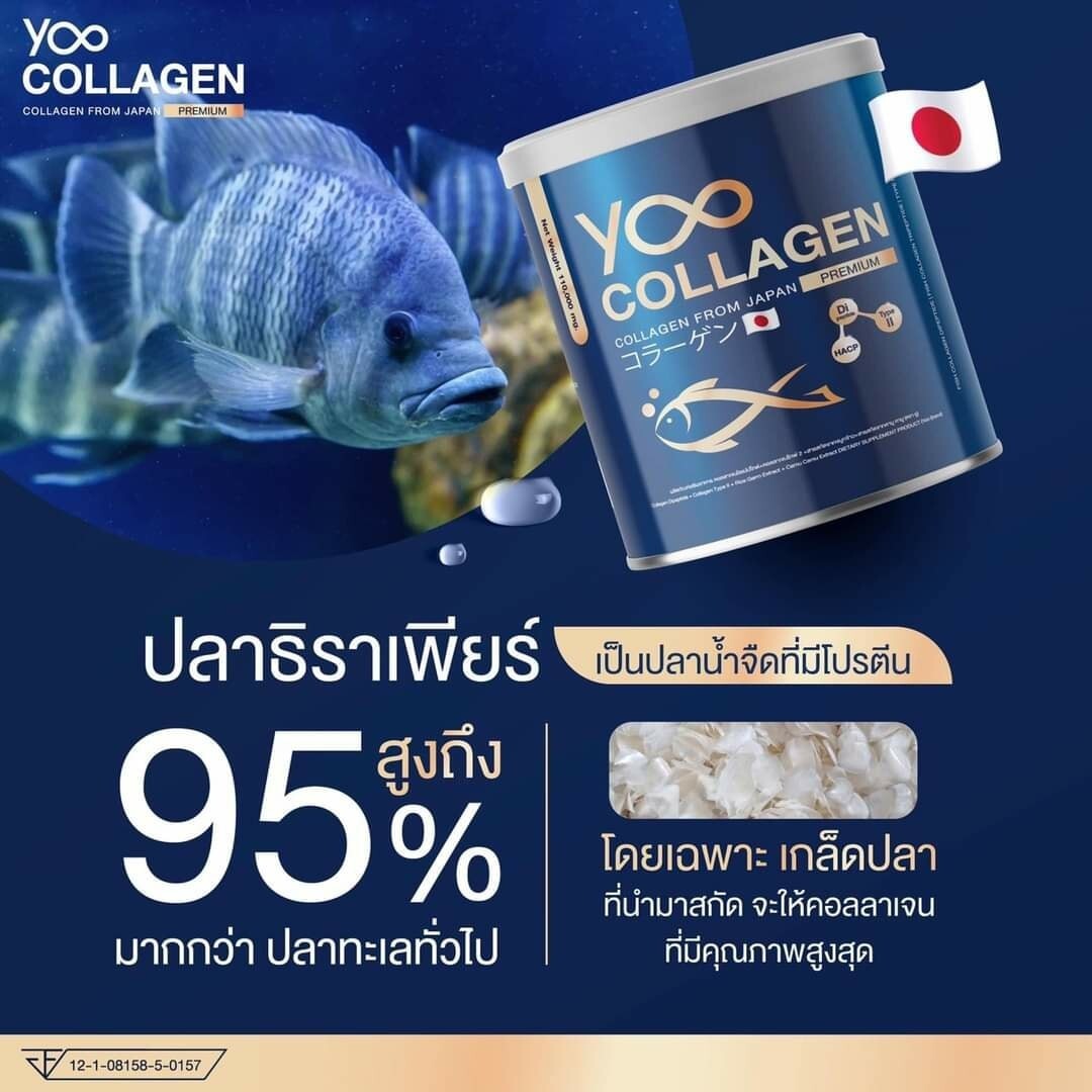 YOO COLLAGEN Tri-peptide Q10 Pure Supplement Bone Hair Strength Joints