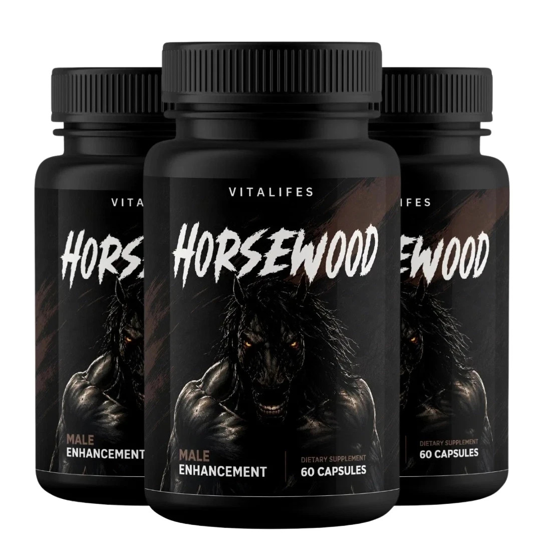 (3 Pack) Horsewood Male Support Supplement, Horse Wood Male Pills (180 Capsules)