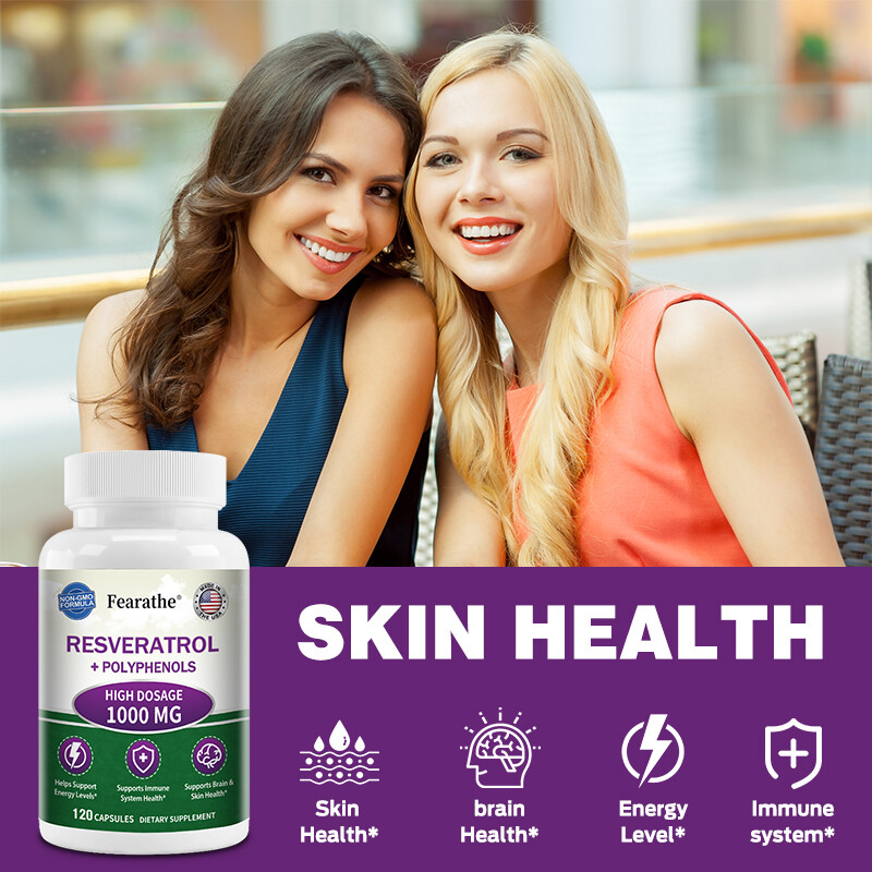 Resveratrol with Polyphenols – Trans Resveratrol Antioxidant for Heart Health