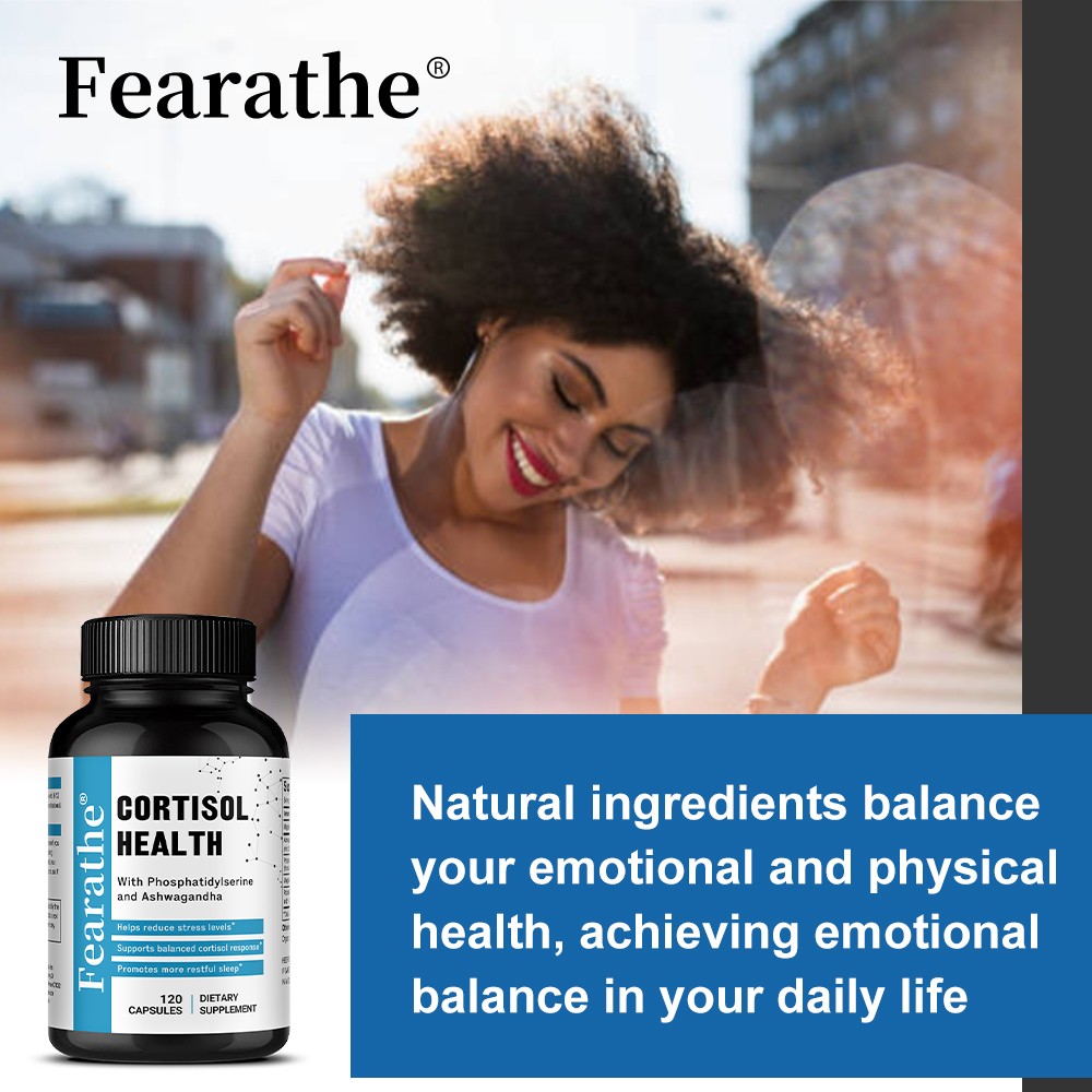 Cortisol Health Supplement Manage Stress Immunity Mental Clarity 30-120 Capsules