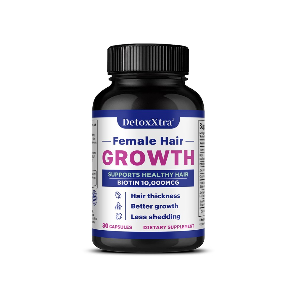 Biotin Hair Growth for Women,Grow Thick Hair,Daily Beauty Capsules 30/60/120CT