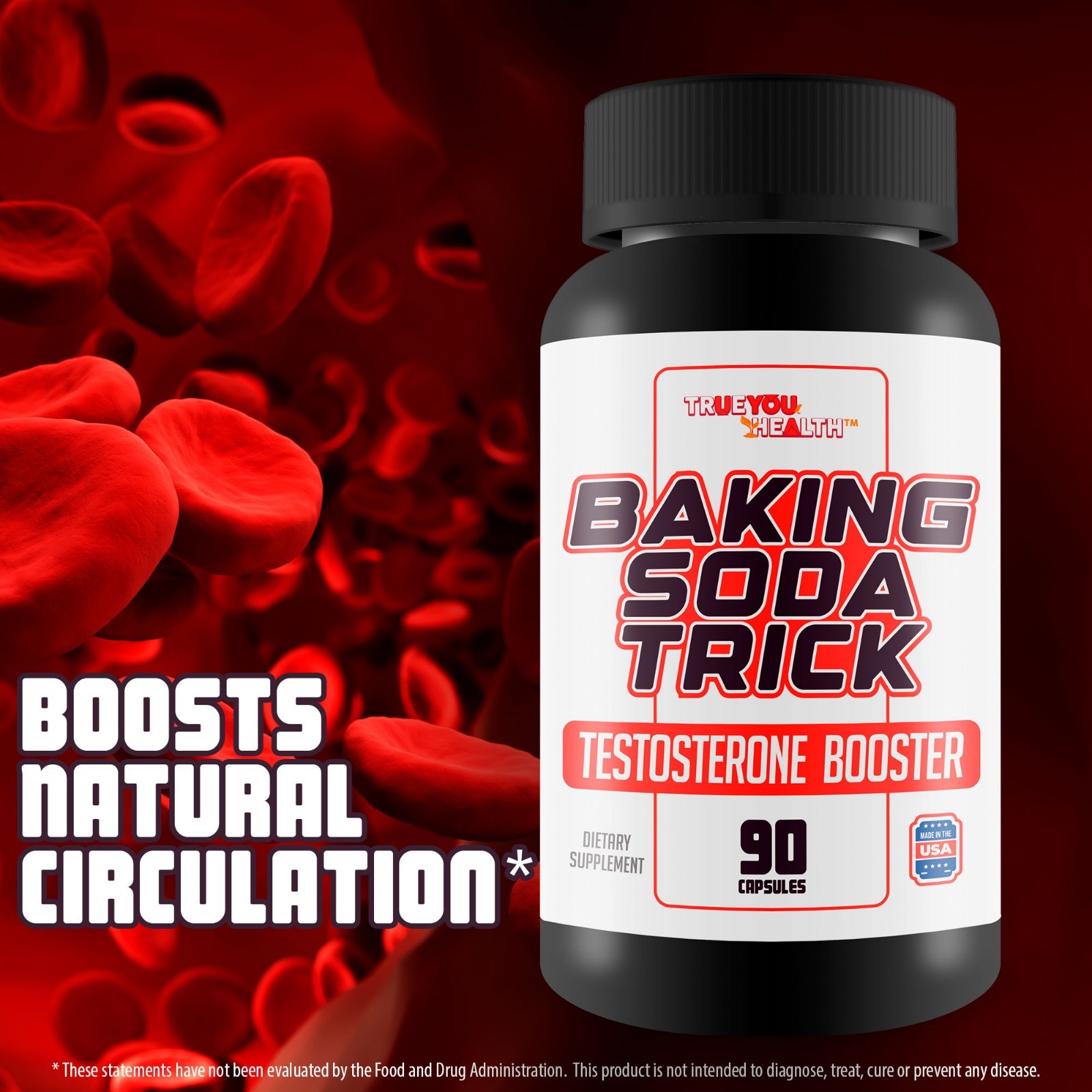 Baking Soda Trick Testosterone Booster for Men – Strength, Energy, Performance