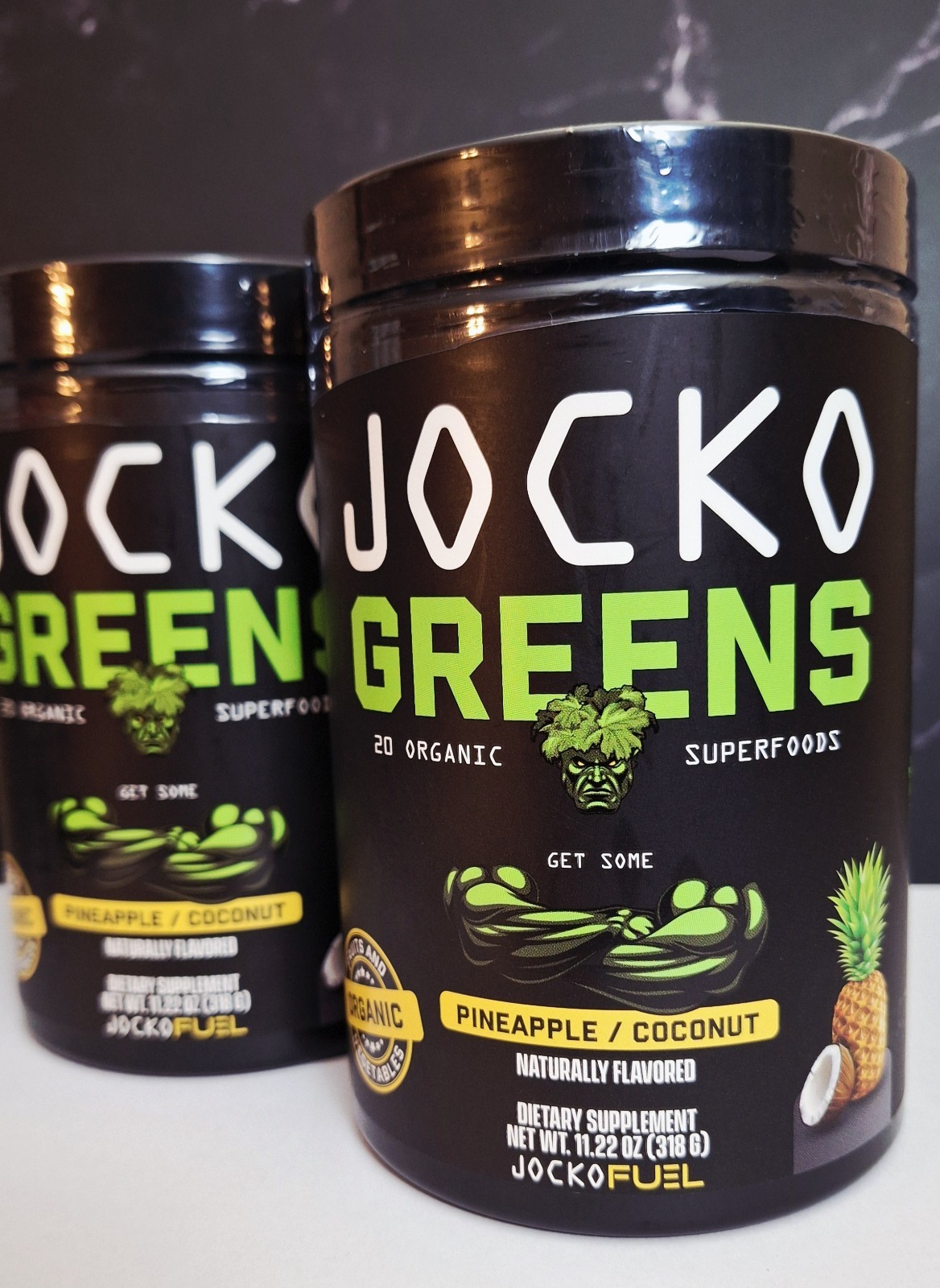2 Jocko Fuel Greens, Pineapple Coconut🥥🍍 Organic Superfood, 30 Serv, 02/2027✨️
