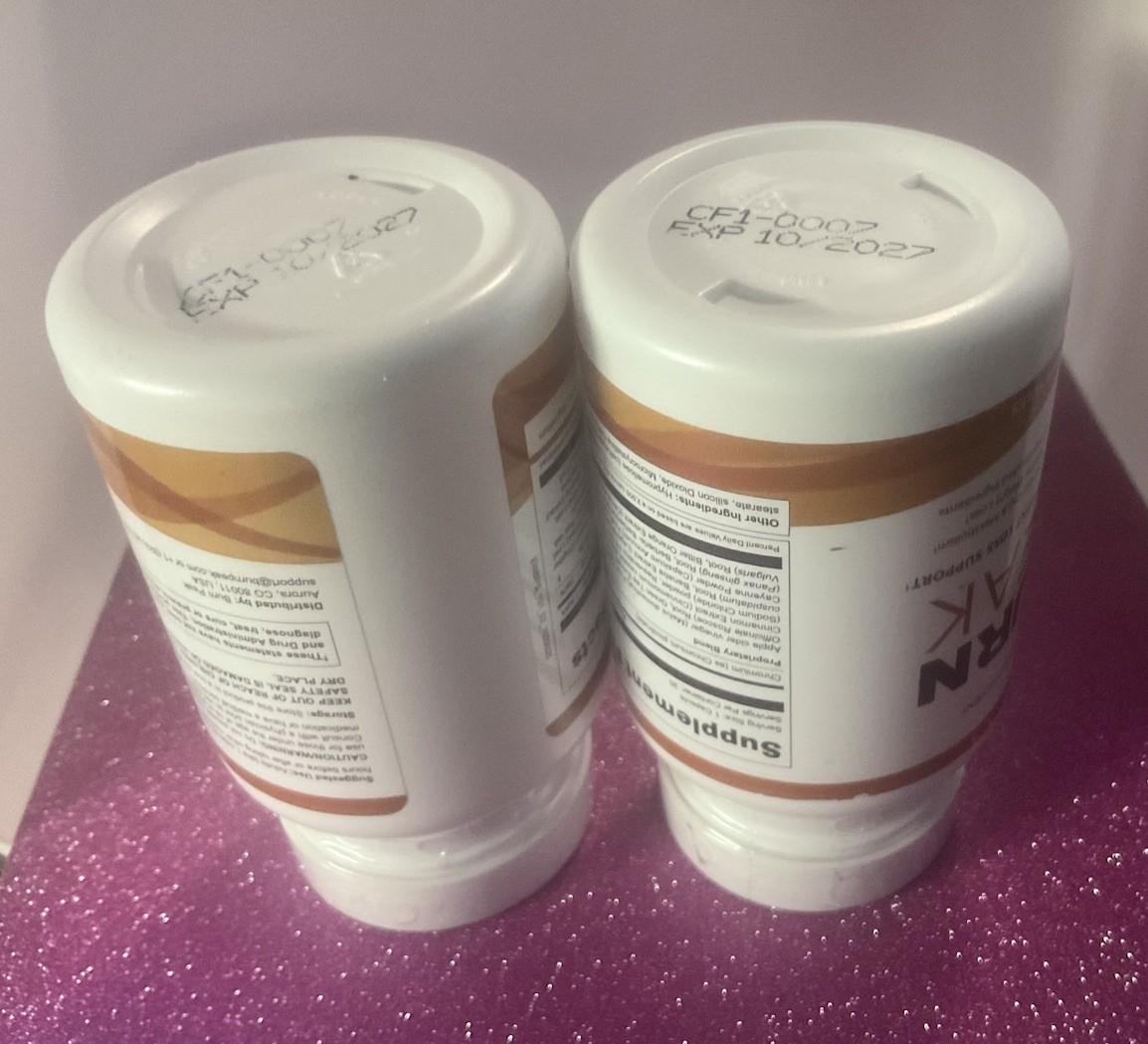 Burn Peak Advanced Weight Loss Support Supplements 30 Capsules 2 Bottles