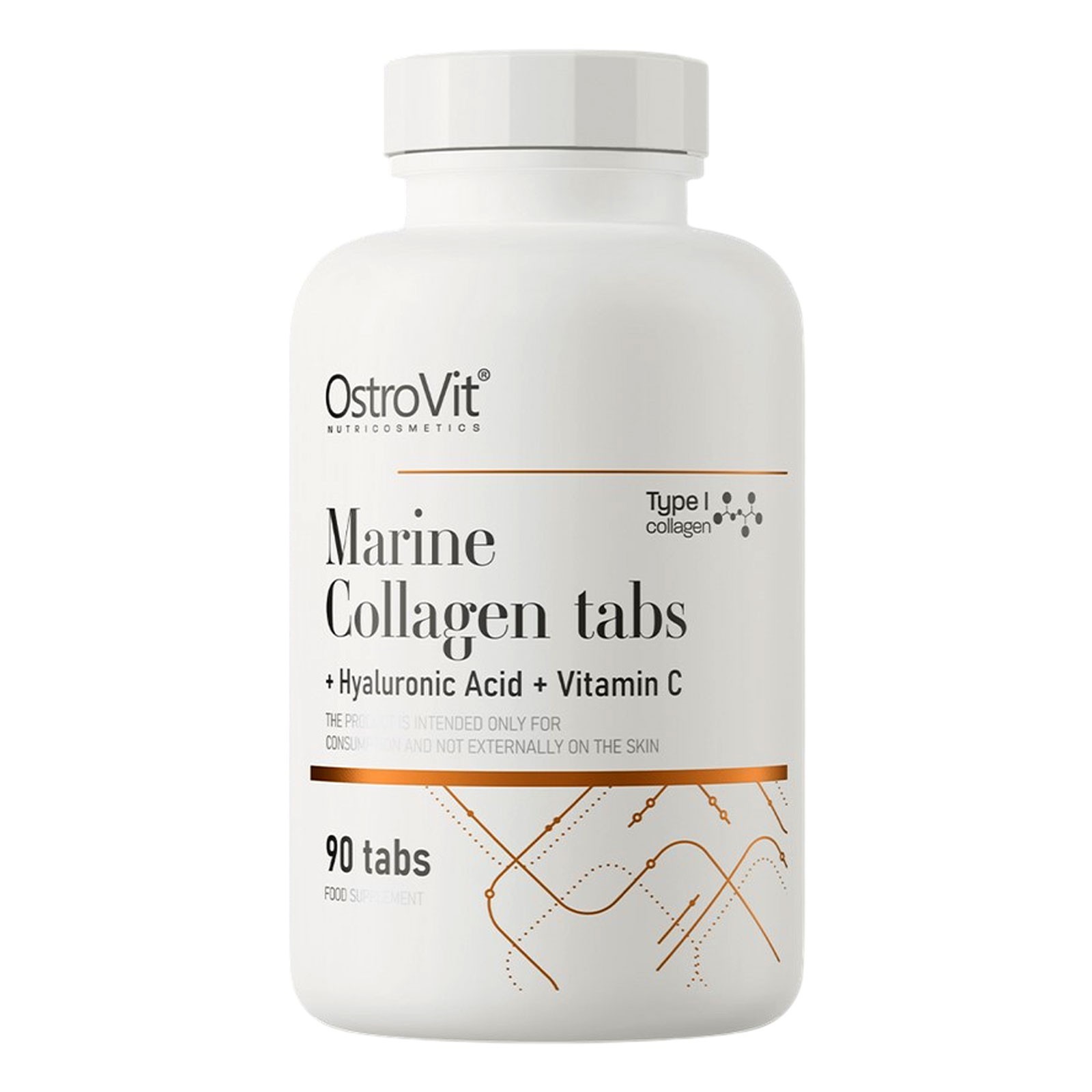 MARINE COLLAGEN Type I + Hyaluronic Acid + Vitamin C – Collagen Tablets/Capsules