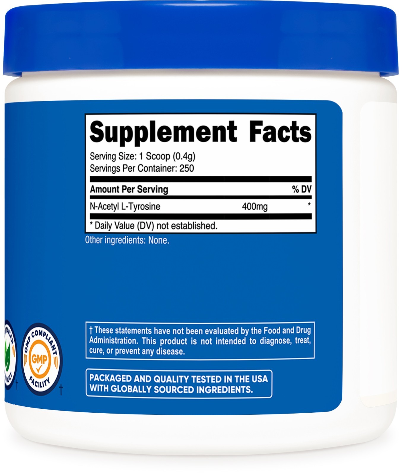 Nutricost N-Acetyl L-Tyrosine (NALT) Powder 100 Grams