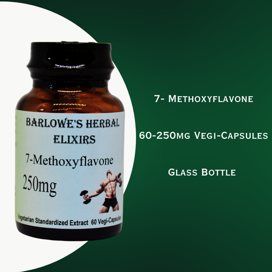 7 METHOXYFLAVONE | AROMATASE INHIBITOR | 200mg | 60 Vegetarian Capsules
