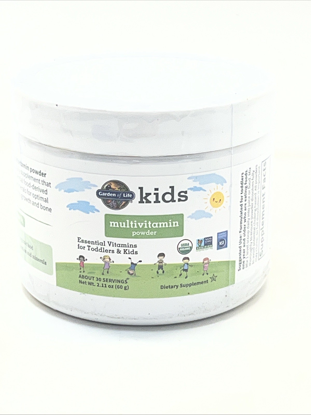 Garden of Life Kids Multivitamin Powder, 2.11 oz (60 g) Exp 12/26