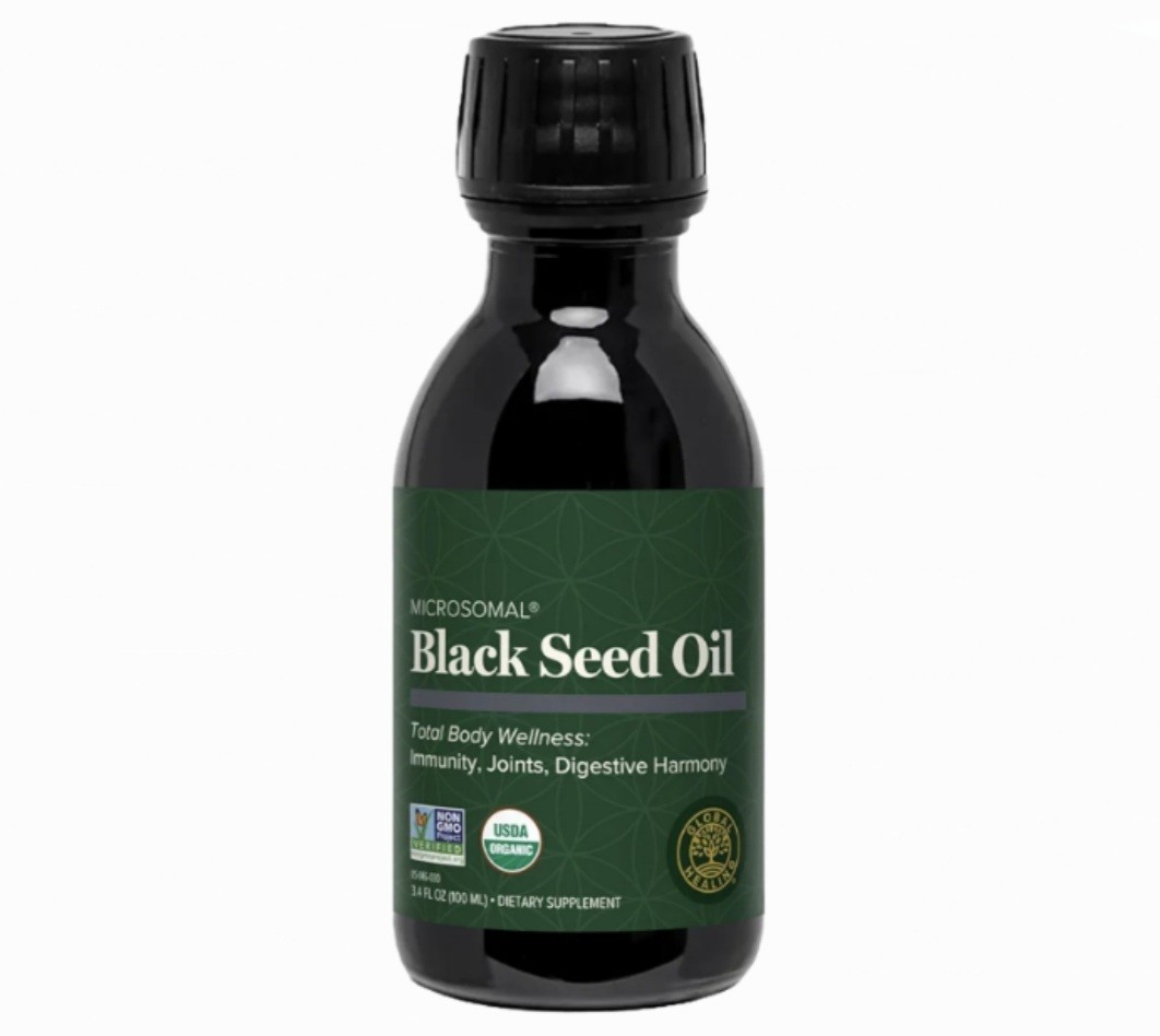 Global Healing Black Seed Oil Organic Cold Pressed Black Cumin Seed Liquid 3.4oz