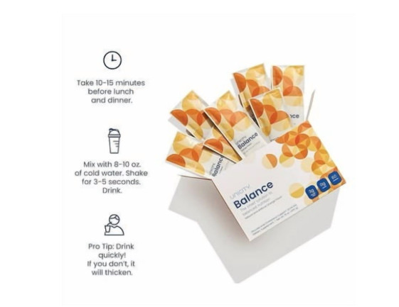 Unicity Balance Cholesterol Support Drink Mix Orange 30 Stick Pack Exp 06/2027