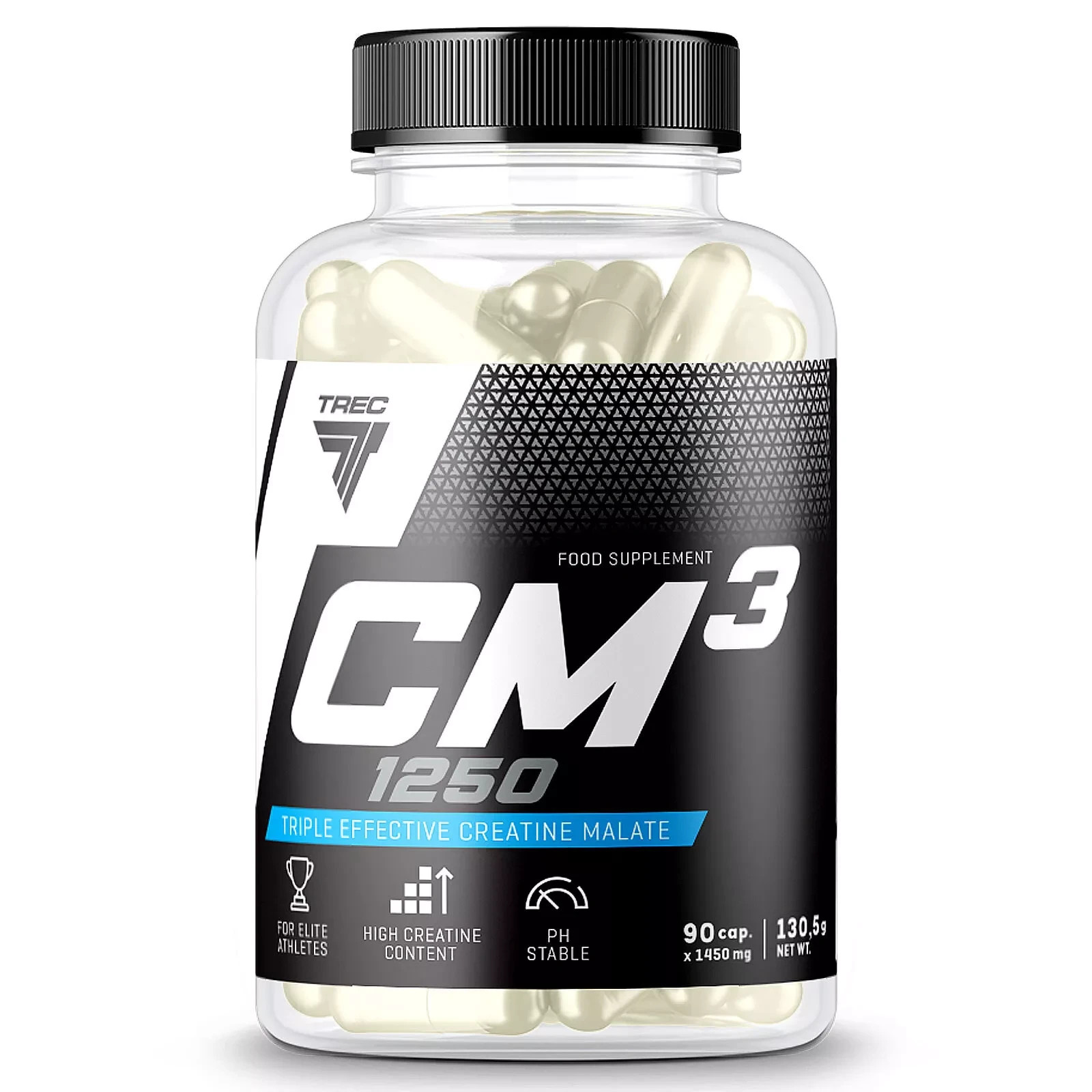 CM3 1250 – 90-180 Caps – Creatine Malate Endurance Strength Muscle Regeneration