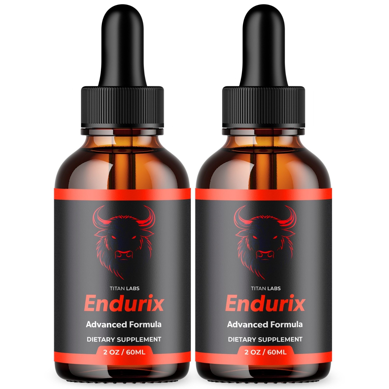 (2 Pack) Endurix Male Support Drops Advanced Endu Rix Supplement 120 Servings