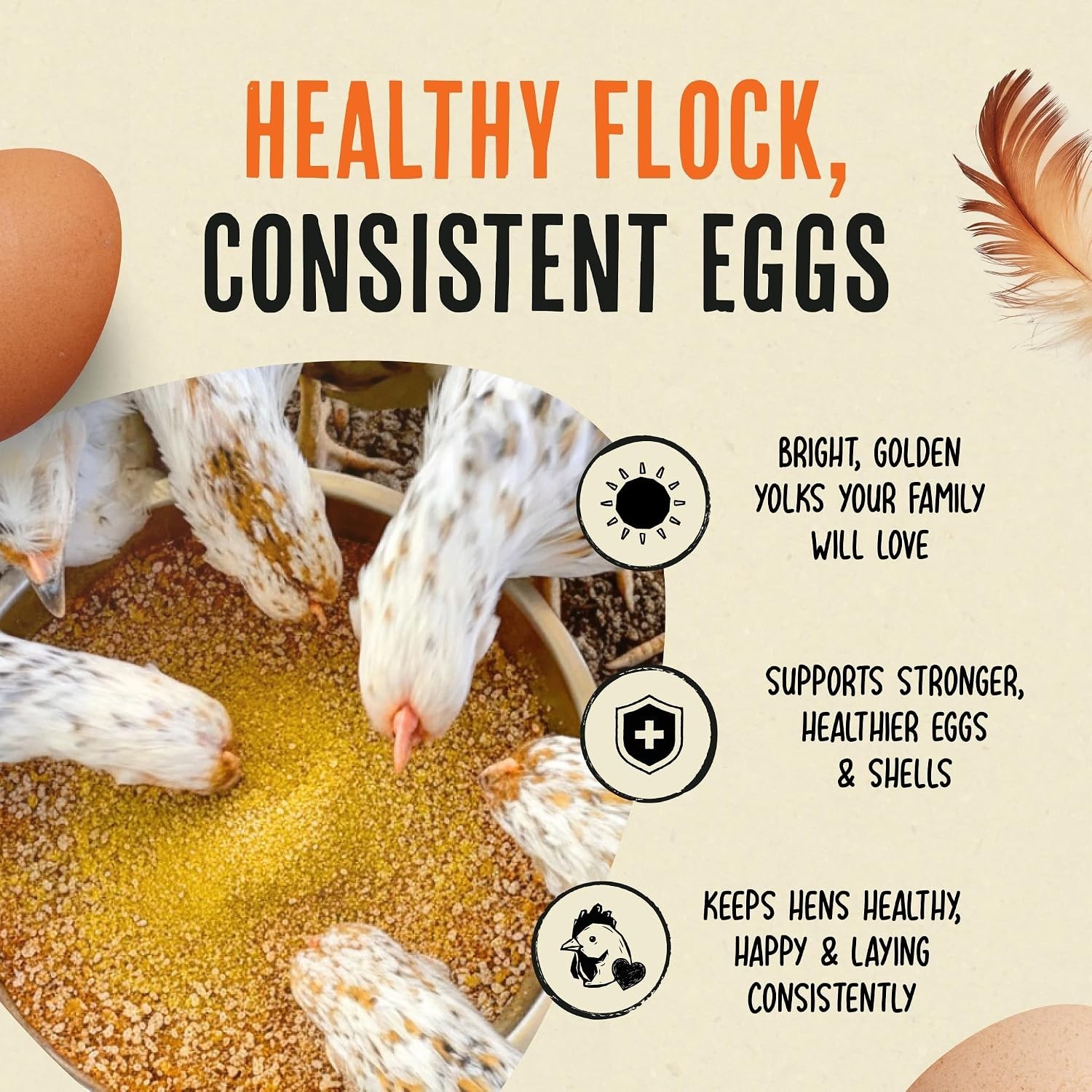 Roosty’s Naturals Gold Dust -Daily Egg Booster – 1 lb Bag