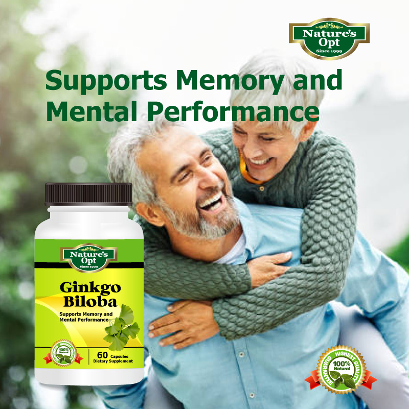 Ginkgo Biloba, Supports Memory and Mental Performance