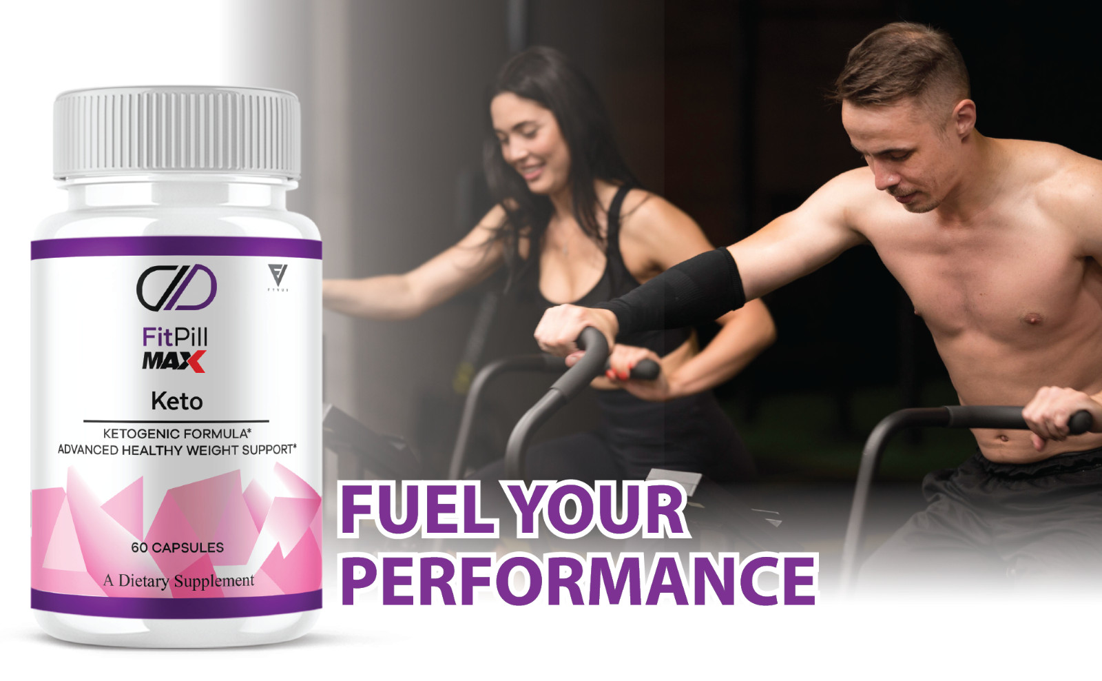 (2 Pack) Fitpill Max Keto Supplement, Fitpill Weight Management (120 Capsules)