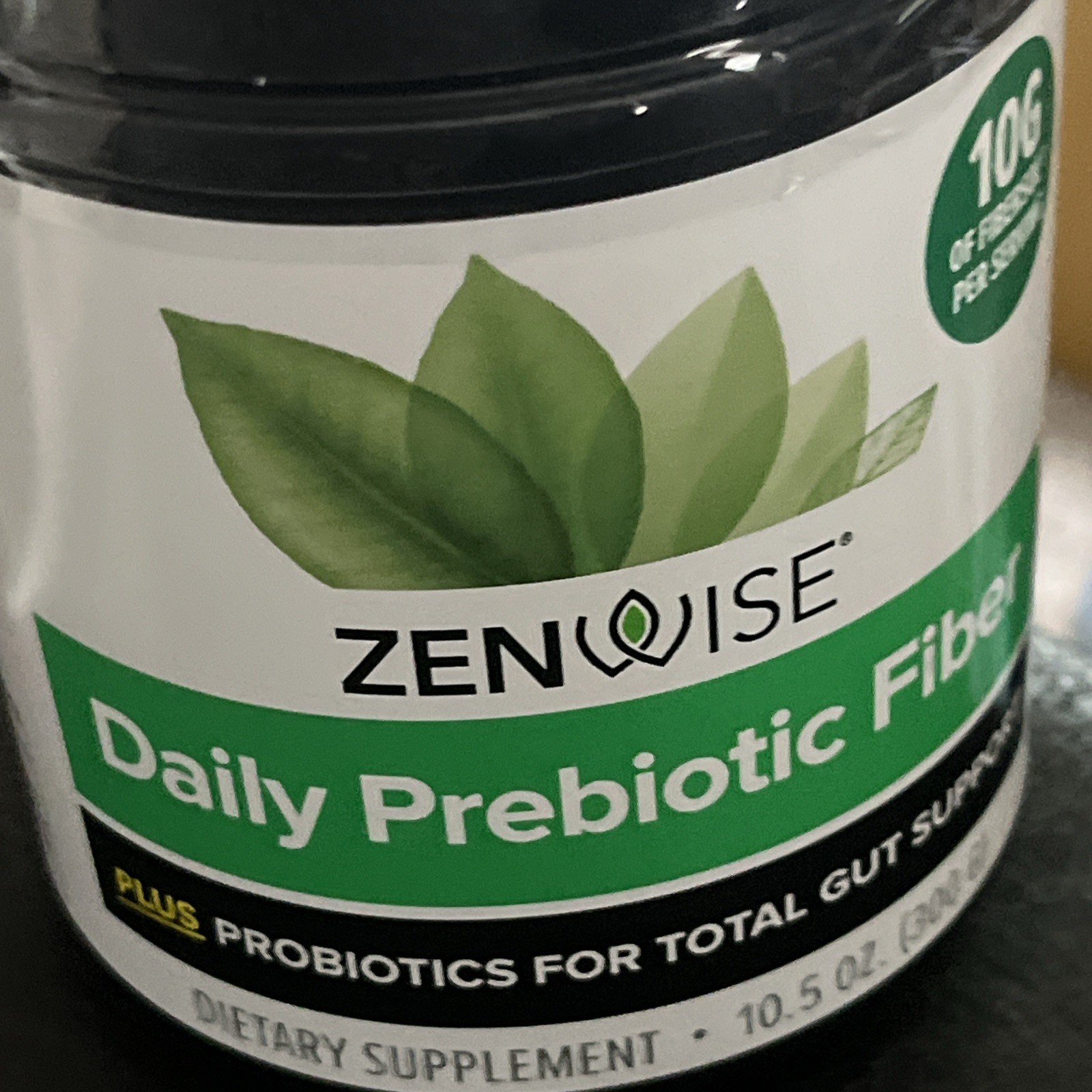 Zenwise Prebiotic Fiber Probiotics Bacillus Flaxseed Powder Digestive 10.5 oz