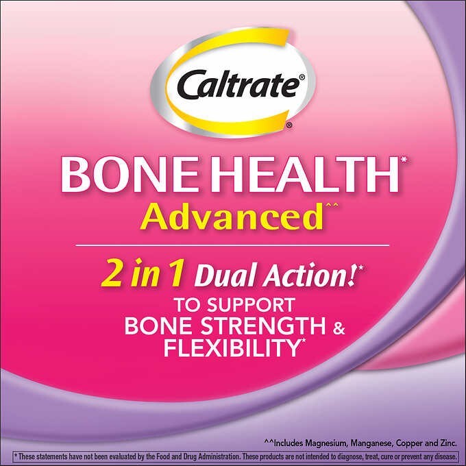 Caltrate Bone Health Advanced 600 mg Calcium D3, Magnesium 320 Tablets EXP 2025+