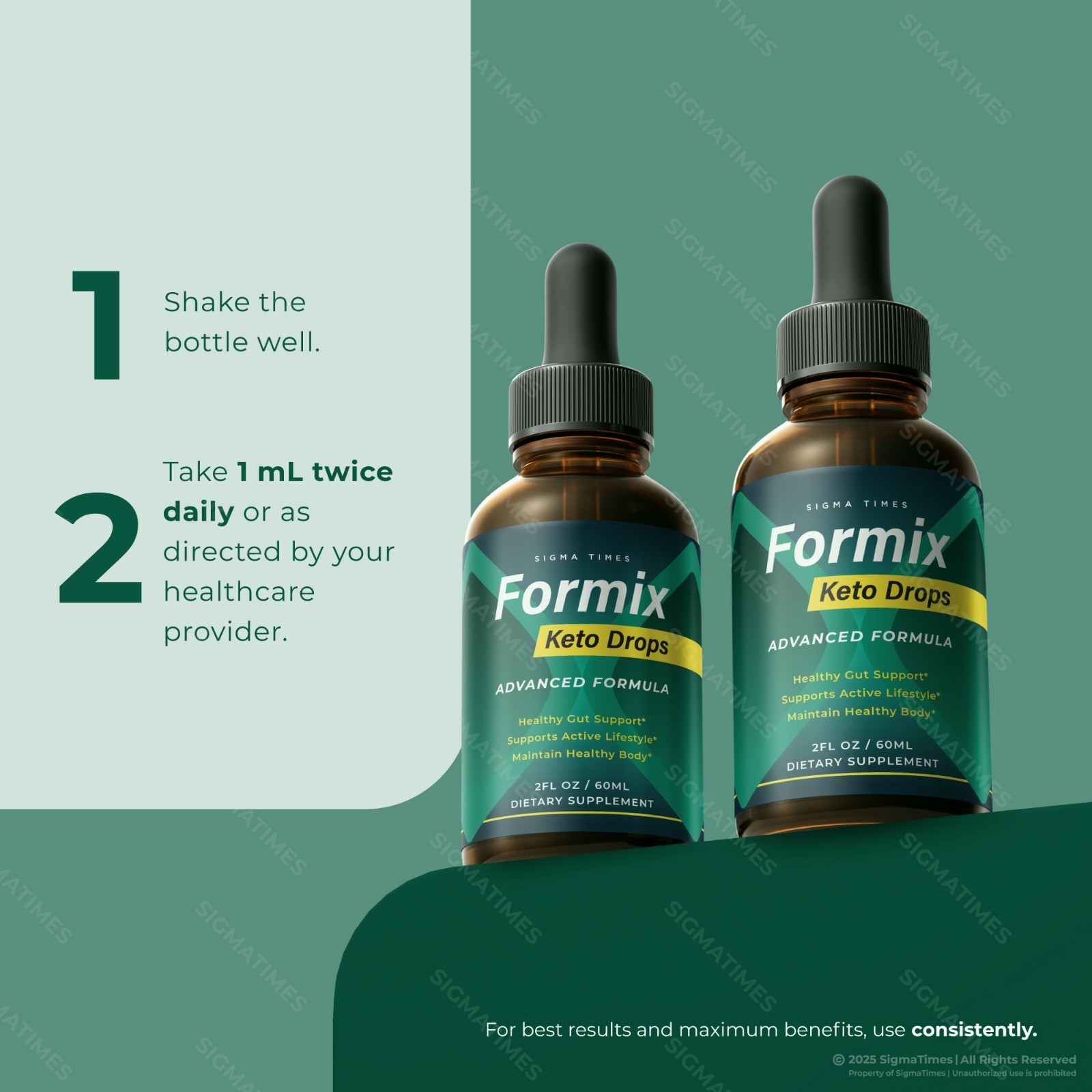 Formix Keto Drops, Advanced Liquid Supplement, Weight Loss & Energy (30 serving)