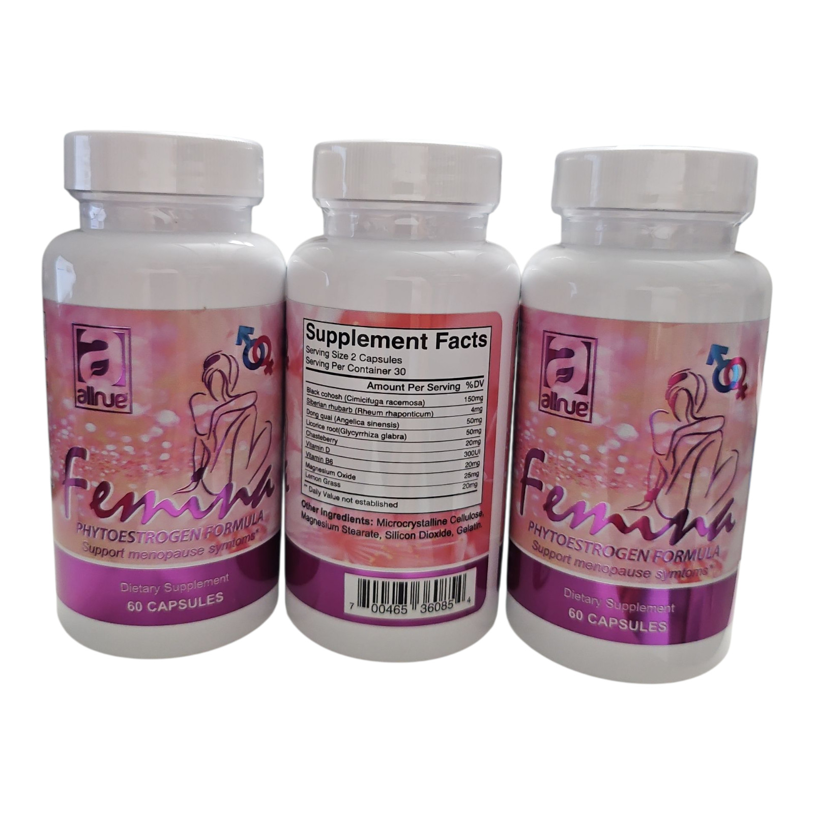 Femina Phytoestrogen Formula 60 Cap Control Menopause Woman Menopausia