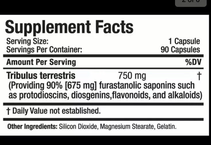 TRIBX90 – 90 Capsules – 100% Pure Tribulus Terrestris Tribex Allmax Nutrition