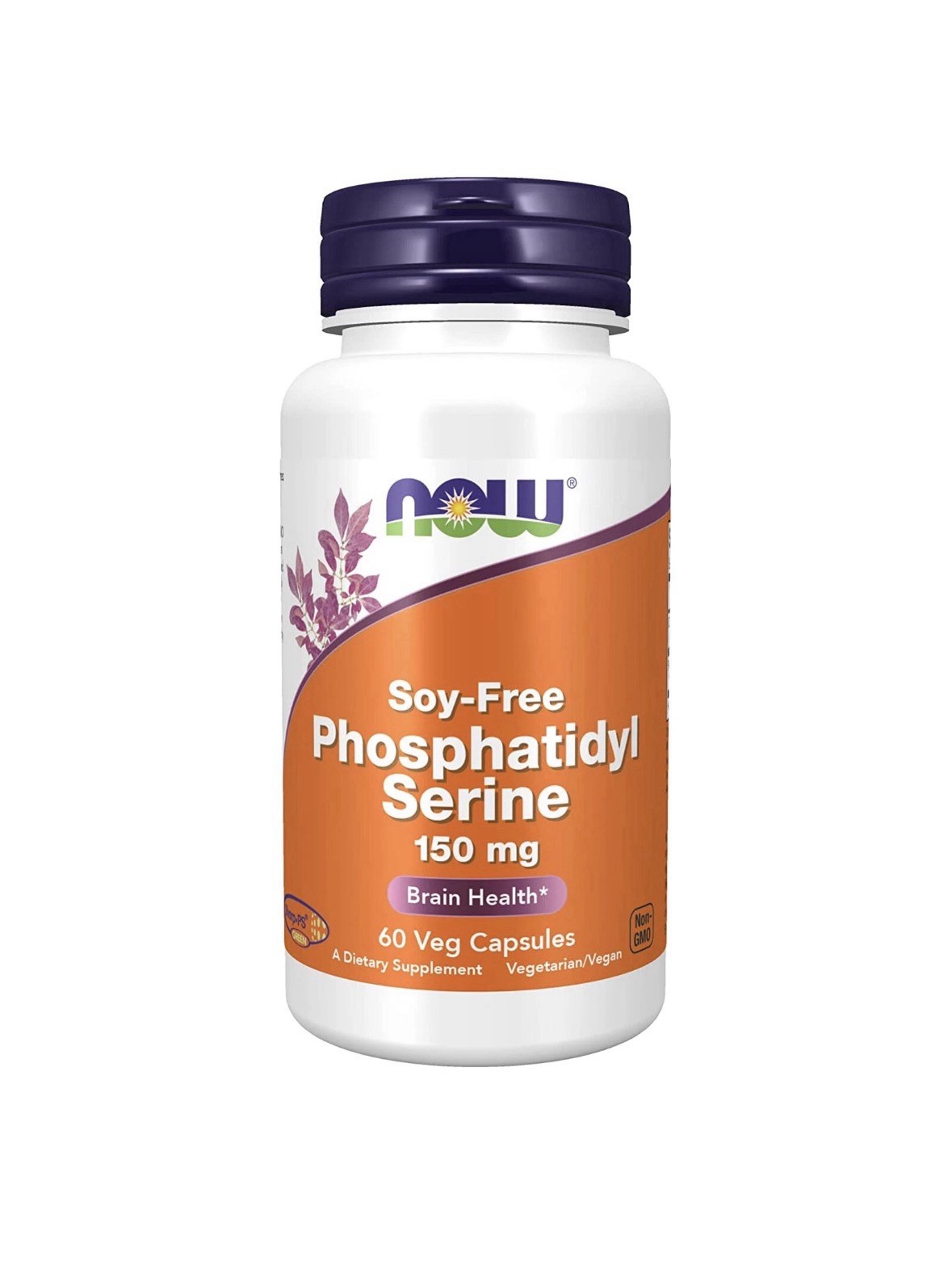 NOW FOODS Phosphatidyl Serine Soy-Free 150 mg 60 Veg Capsules Exp. 05/27