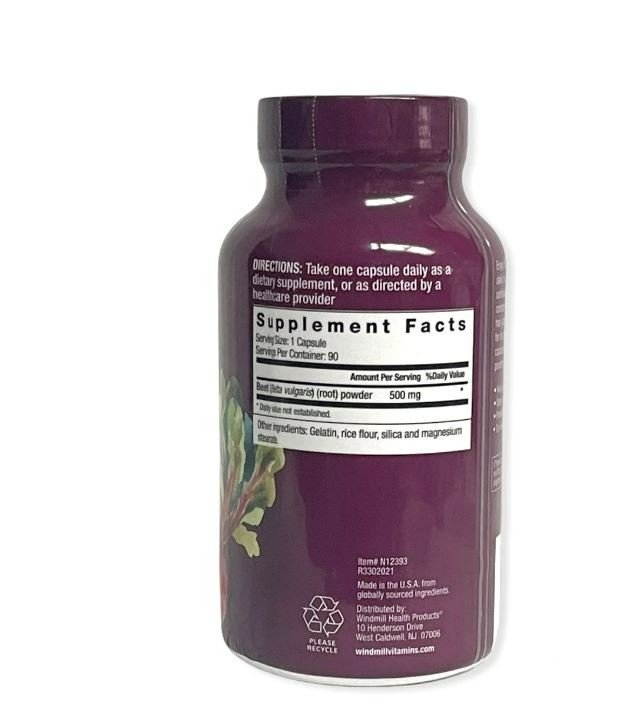 Nutritionworks® Beet Root Capsules The Circulation Superfood 90 Count (2 Pack)