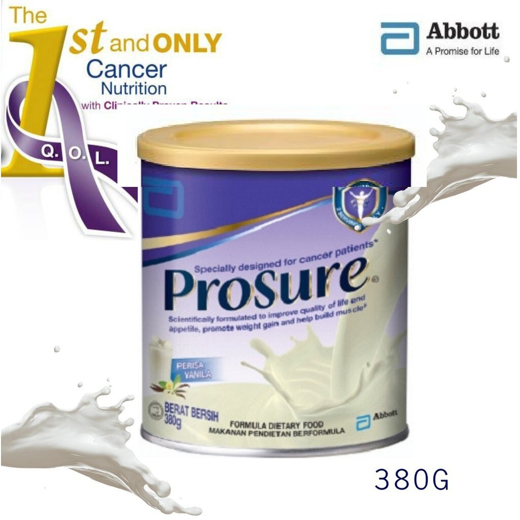 Abbott Pro Sure Milk High Protein, Prebiotic & EPA 380g X8