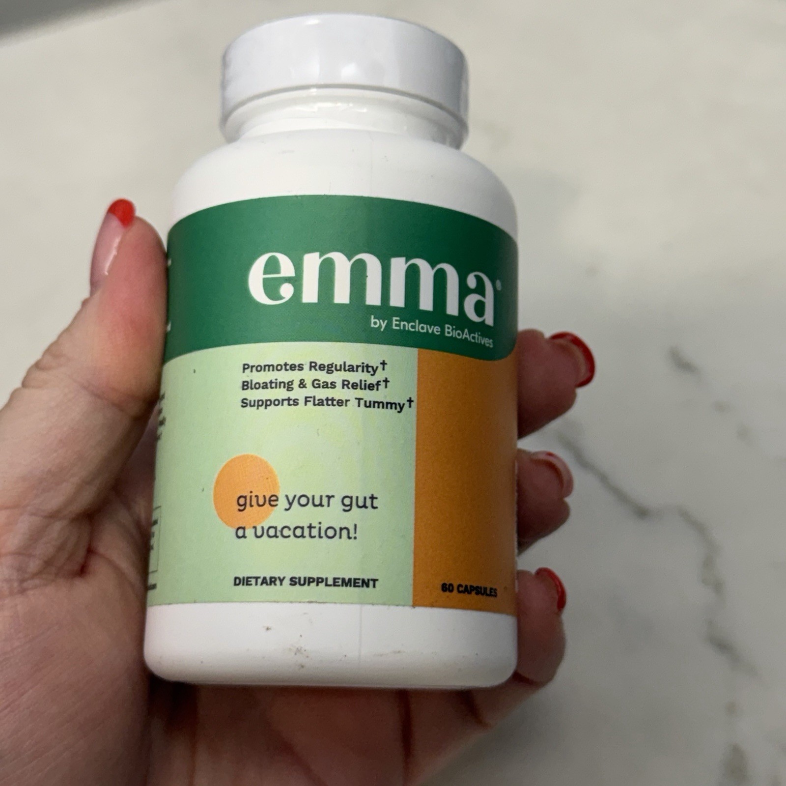 Emma Relief Supplement by Konscious Solution for Gut Health Issues 60 capsules