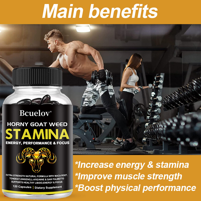 Muscle Health Supplements Improve Endurance Boost Energy Focus 120 Capsules US