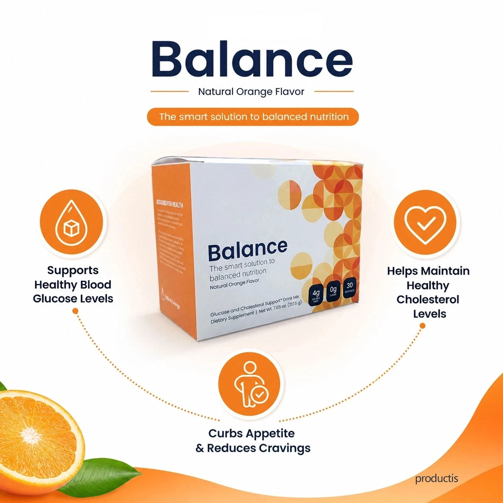 Balance NATURAL Mixed ORANGE, 30 Stick Packs