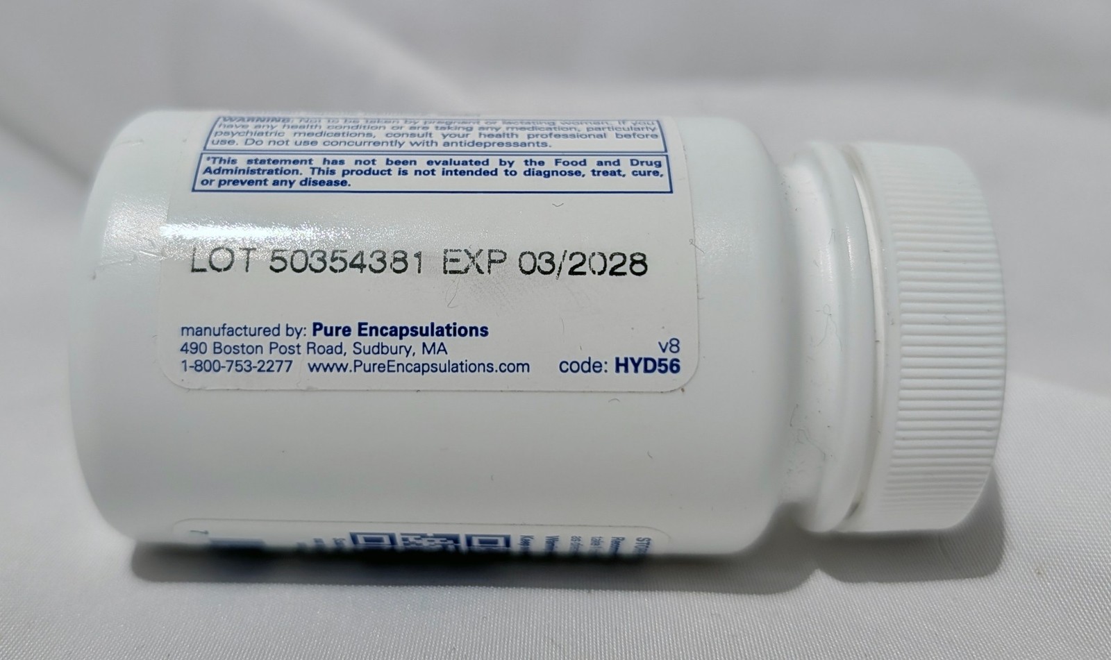 Pure Encapsulations 5-HTP 50mg – 60 Capsules – EXP 03/2028 – NEW